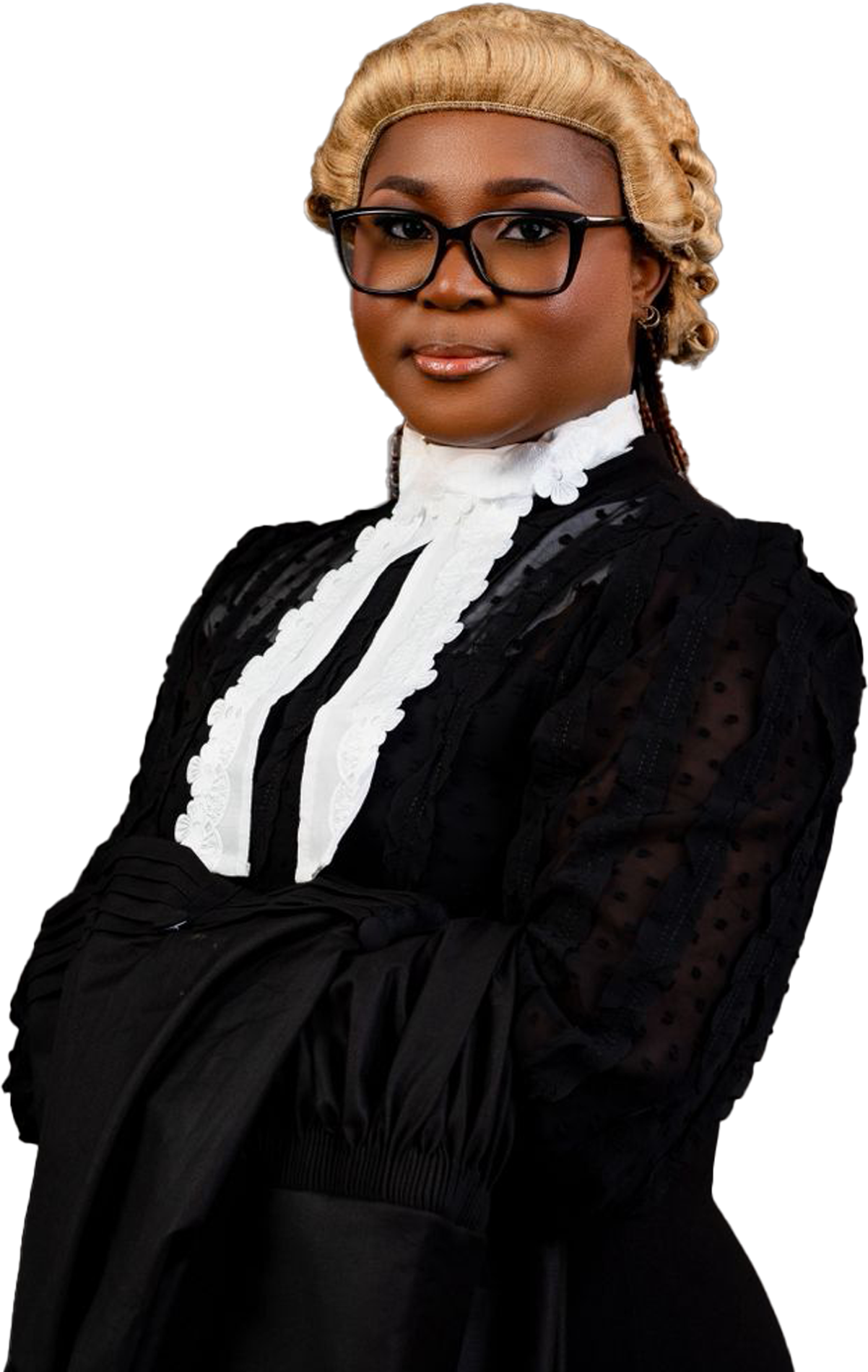 Portrait of Faith, legal advisor